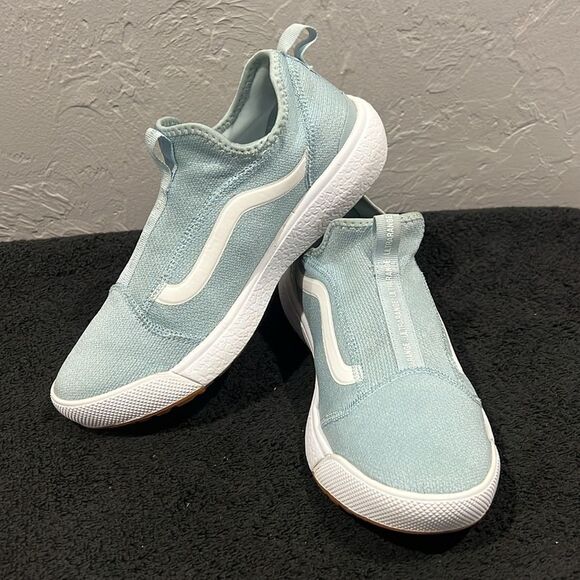 🔥🔥 VANS UltraRange Exo Sl Slip On Sneakers Women Sz 9 Winter Sky Blue - PERFEC - Picture 6 of 11